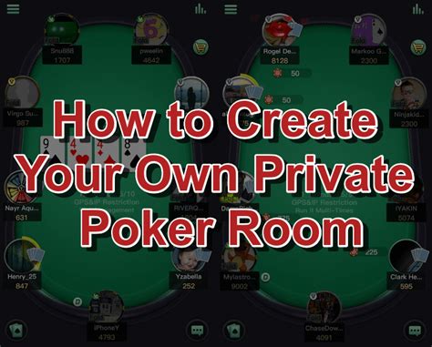 how to play private poker games online